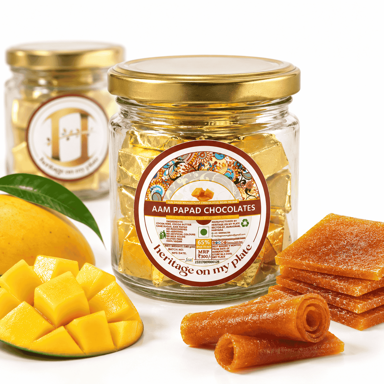 Aam Papad Chocolate Jar Display