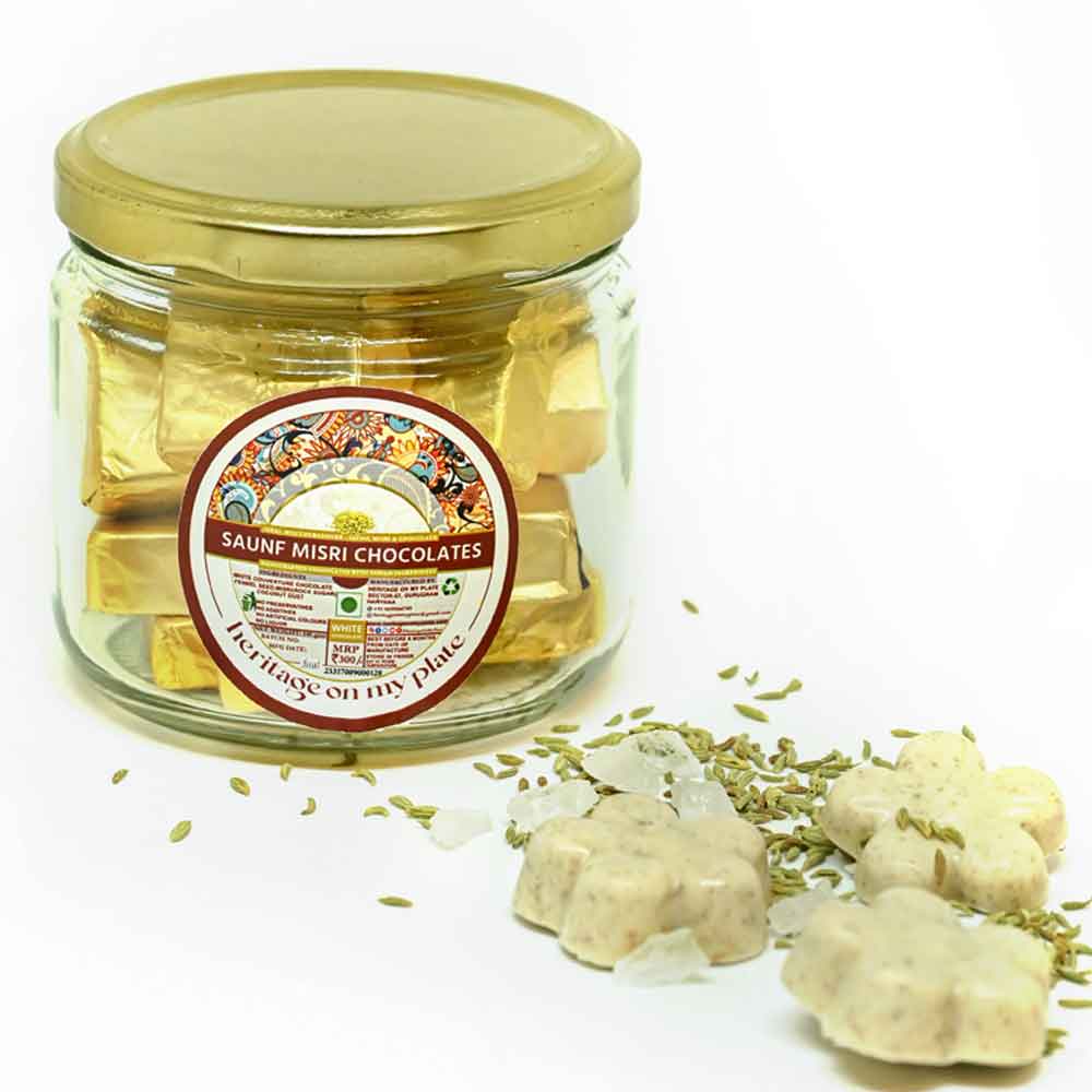 Saunf Mishri Chocolate Jar